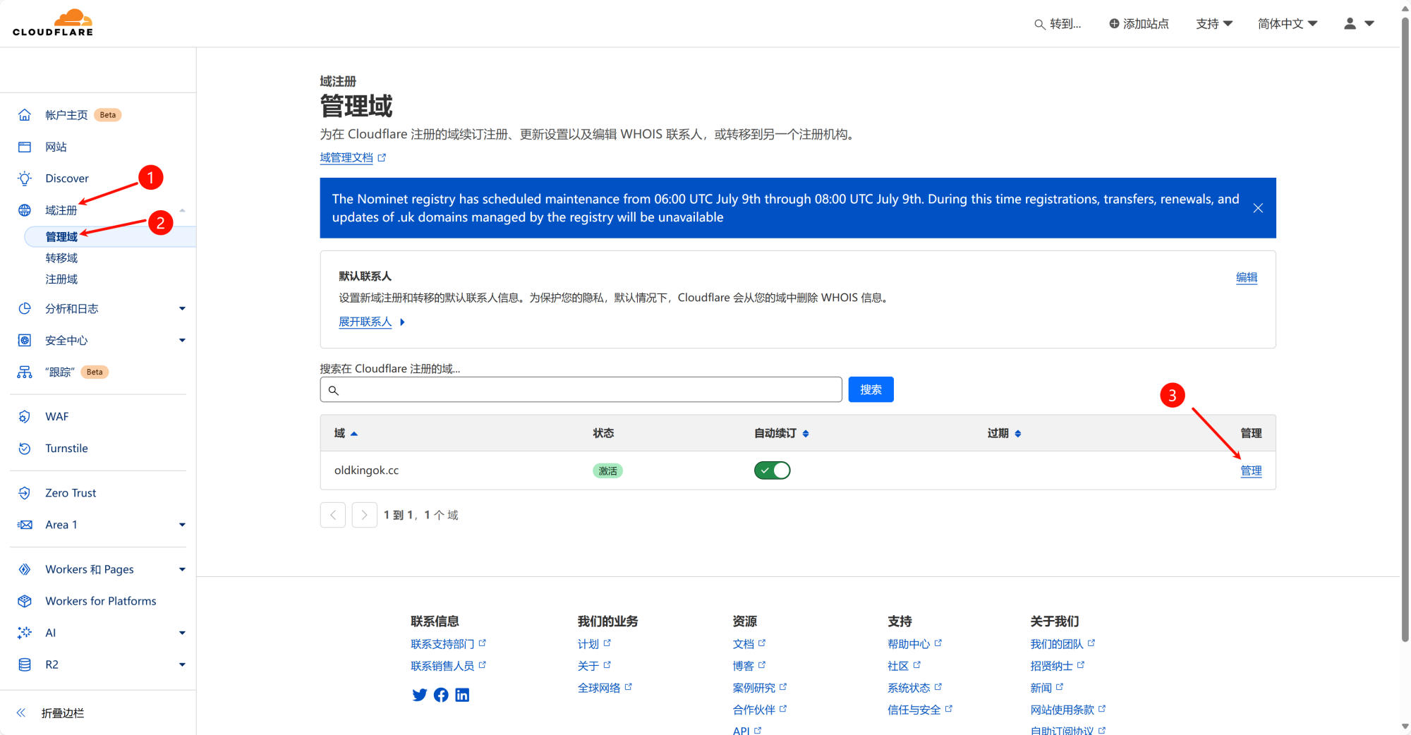DNS 仪表盘